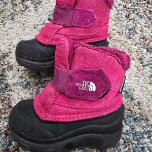 The North Face Pink Toddler Boots Size 5